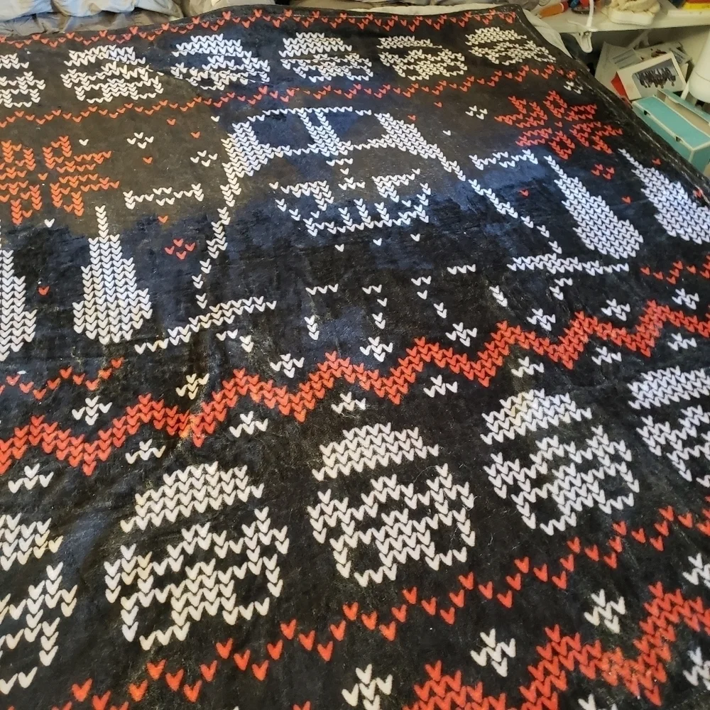 Star wars Christmas sweater blanket
